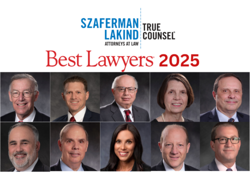 Szaferman Lakind Attorneys Honored in The Best Lawyers in America® 2025 Edition